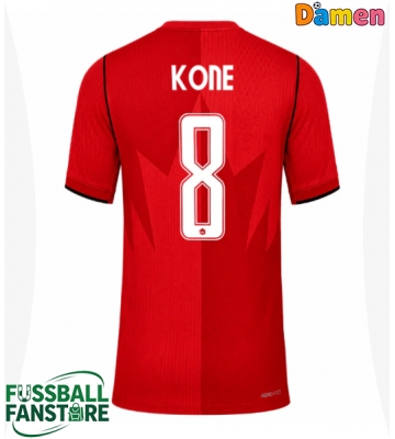 Kanada Ismael Kone #8 Replik Heimtrikot Damen WM 2026 Kurzarm